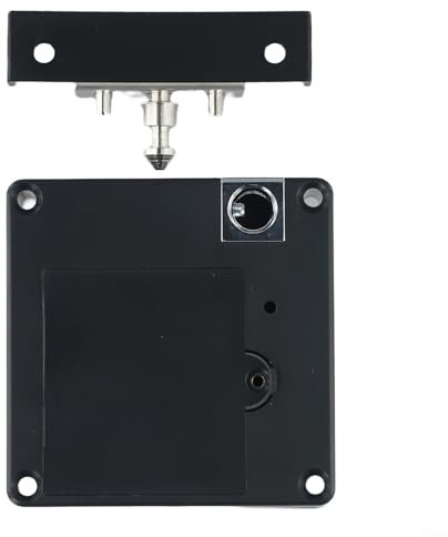 Serratura intelligente avanzata con accesso alla scheda NFC, integrazione perfetta con porte e mobili in legno ()