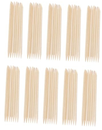 Ipetboom Bastoncini Di Legno Darancio Da 300 Pezzi - Rimuovi Cuticole Delicato - Strumento Per Manicure
