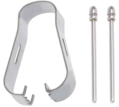 Psdndeww Lot de 2 noyaux de tête à filetage rond en métal avec clip de rechange pour les écrivains notables