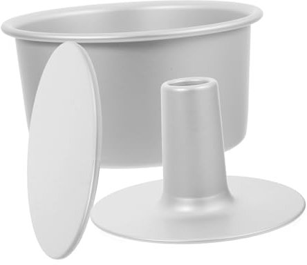 Hemobllo Molde Para Pastel Fondo Desmontable 7 Pulgadas De Aleación De Aluminio Antiadherente Conjunto De 3 Piezas Para Hornear Pasteles y Tartas Mousse Reutilizable Para Repostería
