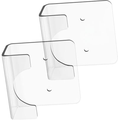Confezione da 2 staffe multiuso per asta da doccia con supporto adesivo per installazioni rapide e senza sforzo Staffe per asta per tenda a tensione installazione semplice