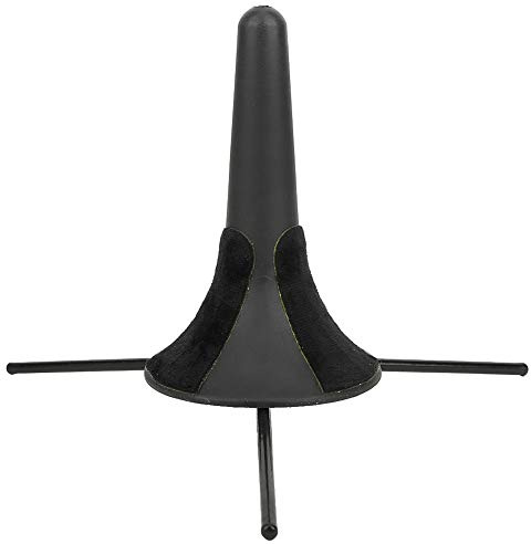 Supporto per tromba, tromba treppiede portatile in metallo leggero, supporto pieghevole a tre piedi per trombe