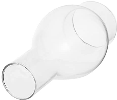 PATKAW Abat-Jour de Cheminée en Verre 1 Pc Lampe à Pétrole Clair Lampe à Huile Remplacement de La Lampe Cheminée en Verre pour Lampe à Huile