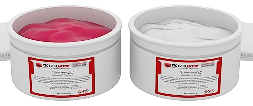 TFC Silikon Kautschuk Typ 4-1 Knetsilikon knetbar hart Shore 80 1:1 | 500 g (2x250g)