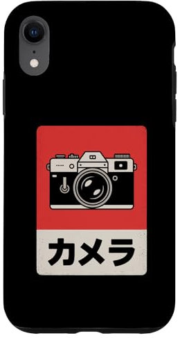 Vintage Japanische analoge Spiegelreflexkamera Retro Fotografen Film Hülle für iPhone XR