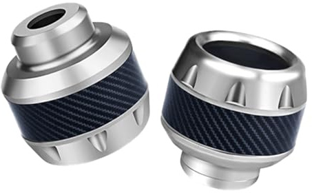 Motorradrahmenschieber, Motorradgabel Sliders 2x Aluminiumlegierung | Schutzkappen, Motorradschutzpolster für die meisten Moped -Roller