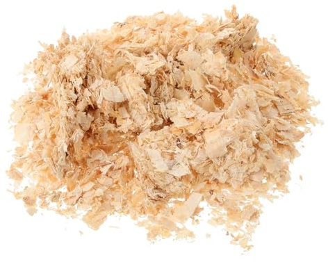 Supvox Natürliche Hamsterstreu Holzspäne Geruchsabsorbierend Weich 500g Kleintierkäfig Einstreu für Hamster Kaninchen Igel Haustierbedarf