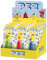 PEZ Emoji Character Sweet Dispensers, Lemon & Apple Flavoured, Multipack of 12 (2 x Refill Pack Per Dispenser)