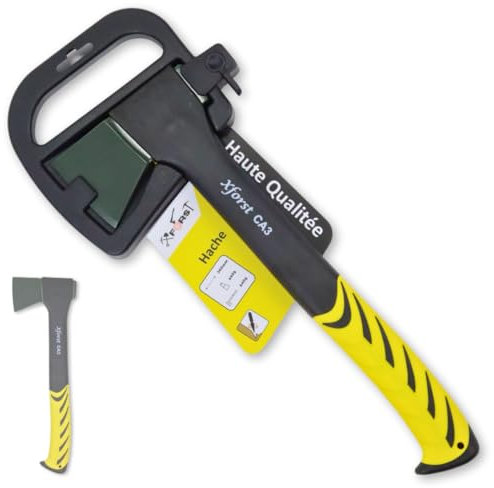 Xforst Axt, Beil, Handbeil, Spaltaxt, Spaltbeil. Inklusive Axtscheide Mit Glasfaserstiel. Modell X-CA3