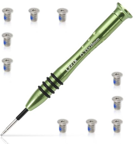 LeFix Lot de 8 vis M2.5 x 4 T5 pour repose-main compatible avec Dell DELL XPS 17 9700 9710 9720|Precision 5750 5760 5770,Torx T5 inclus dans le kit