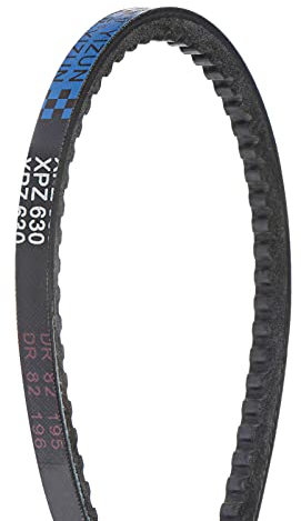 sourcing map XPZ630 Trapezoidales Correas Transmisión Correa 630mm Paso Longitud Goma para Potencia Transmisión