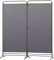 Angel Living Paravent 2 Panels Foldable Room Divider Freestanding Screening Wall Room Divider Partition for Offices, Balcony, Bedroom, Outdoor Garden 162x180cm Grey