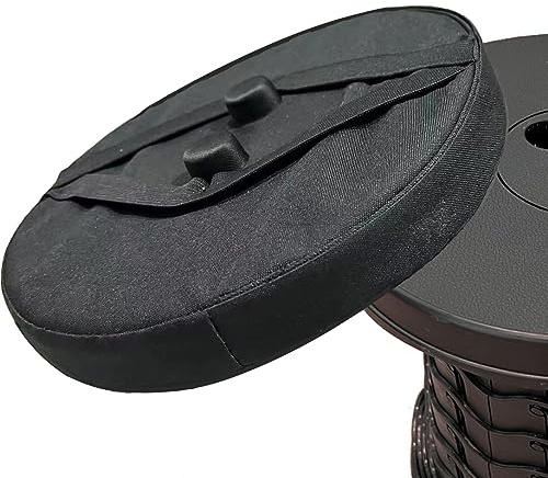 Seat Cushion for Telescopic Stools Collapsible Chair Pads Fit Standard 9.85IN Round Retractable Folding Stools (Cushion Only)