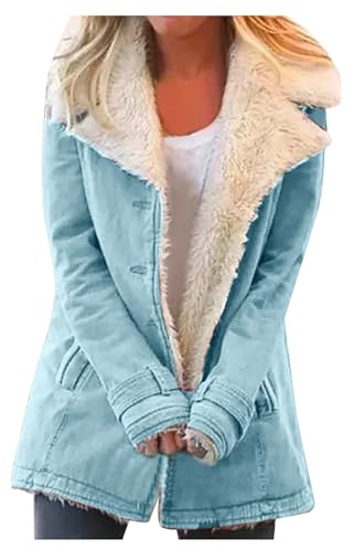 Uwdiohq Invierno mujer PlushButton Plus Outwearcoat compuesto chaqueta tamaño cálido abrigo de mujer Chaleco Acolchado Capucha Mujer Chaqueta Mujer Borrego Casacas De Invierno Mujer