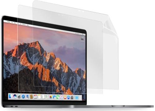 MyGadget 2x Pellicola Protettiva Chiara per Apple MacBook Pro 16 [ A2141 - Touchbar - 2019 ] - Protezione Antigraffio - Proteggi Display Trasparente
