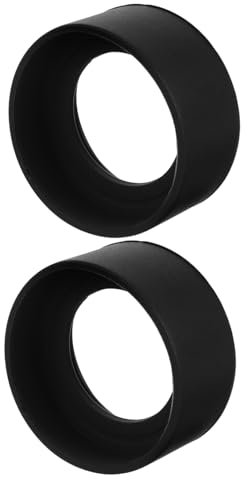 Mikikit 2 Stücke Gummi Mikroskop Okular Abdeckung 32-35mm Okular Tasse Für