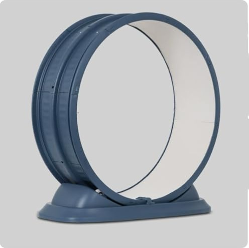 OHMG Roue d'exercice pour Chat 80cm Roue de Course pour Chat d'Intérieur, avec Tapis Roulant Amovible,pour Courir,Marcher,Entraînement,Tapis Roulant pour Chats (Bleu-85 * 80 * 33cm)