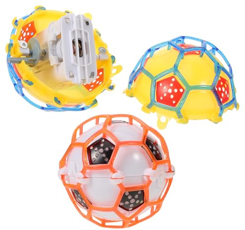 HANABASS Leuchtender Hüpfball Kinder Springball Ohne Batterie Leuchtfußball Outdoor Spielzeug Für Party Geburtstagsgeschenk