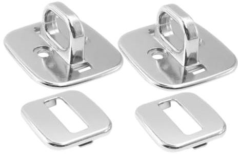 Mikinona 2pcs Laptop Lock Anchor Plates with Fixed Base for Computer Security Cable Locks, Universal Compatibility, Anti-theft Office Desk and Notebook Security Accessories
