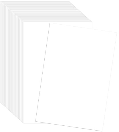 100 ark – 250 g papper A4-vitt papper, vitt kartongpapper a4, tjockt papper, fotokartong, vitt skrivarpapper, ritkartong A4, pysselpapper för målning, inbjudningar, menykort, hantverk