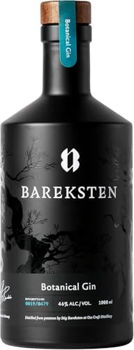 Bareksten | Botanical Gin | 1000 ml | norwegischer | norwegische & naturbelassene Botanicals | fruchtiger Geschmack | intensiv würzige Aromen | Doppelgold bei Francisco World Spirit Competition