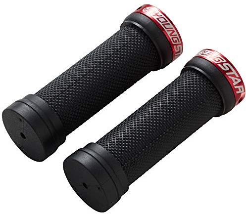 Reverse Youngstar Single Lock-On Kinder Fahrrad Griffe schwarz/rot