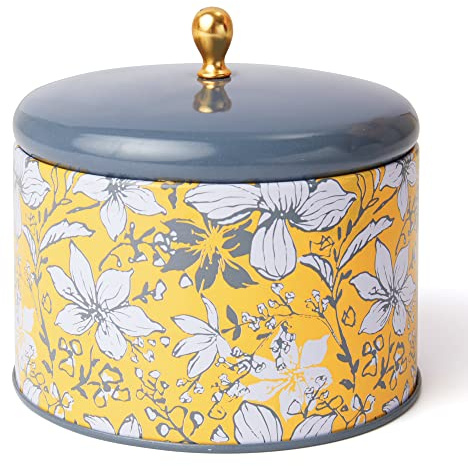 La Jolíe Muse Bougie parfumée à l'orange et à la bergamote, Bougie 100% Naturelle pour la Maison, Jasmin Rose Mandarine, durée de Combustion de 50 Heures, étain, 14.1Oz