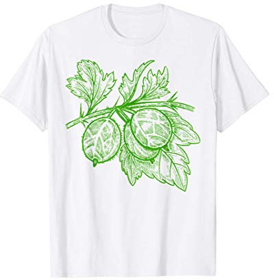 Frutta disegno retrò vintage - uva spina Maglietta