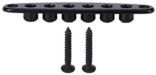 Keenso E-Gitarren Saiten Montagezwinge, Gitarrensaite Threader Board Saiten Montage Ferrules für E-Bass Gitarre (Schwarz) E -Gitarrenzubehör