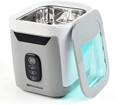 NICETOW-Ultrasonic Cleaner Jewellery Cleaner 1300Ml 50W 40Khz, Ultrasonic Cleaner Machine for Jewelry Silver Ring Earring Necklace Glasses Watch Metal Coins Dentures Razors Tattoo Tools