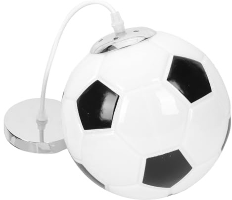 Fußball Glasleuchter aus Weißem Glas für Schlafzimmer und Laden