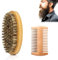 Spazzola Per Barba, Spazzola da Barba per Uomo, Spazzola Barba Uomo, Spazzola da Barba Regular, Spazzola Barba in Setole di Cinghiale, Spazzola da Barba Piccola da Viaggio