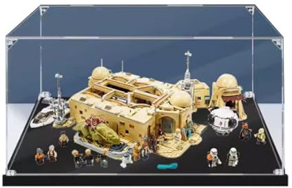 FEIFANBOYANG Vitrine transparente en acrylique pour Lego 75290 Bistrot - À monter soi-même - Étanche à la poussière - Pour objets de collection - 72,9 x 47,8 x 24,9 cm (boîte de présentation