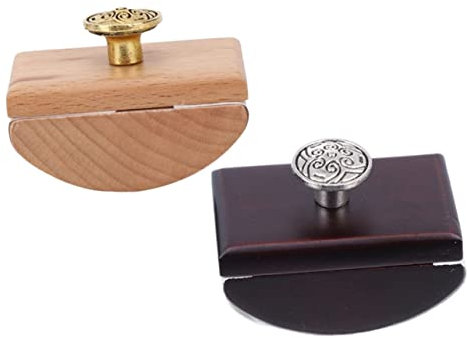 VILLFUL Rocker Tintenabsorber Holz 2 Stück Schnelltrocknendes Absorptionspapier Schreibtischzubehör Für Schule Und Büro