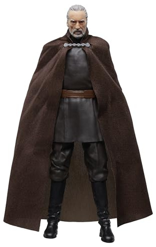 Star Wars The Black Series Count Dooku, Revenge of the Sith 20th anniversary samlarobjekt 15 cm actionfigur