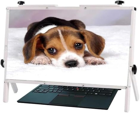 KEuLen Laptop Screen Magnifier,Computer Screen Magnifier, Laptop Screen Magnifier Laptop Phone Holder Stand Magnifying Glass