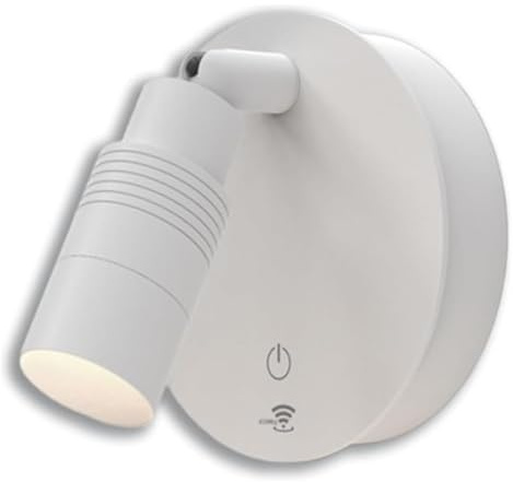 HFDTS Foco de techo empotrado regulable, pequeño, for interiores, foco direccional ajustable for cuadros, sala de estar, oficina y pasillo, temperatura de color de 3000 K a 6000 K.