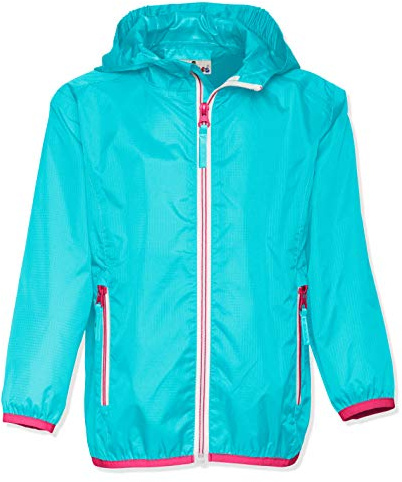 Playshoes Mixte Enfant Veste De Pluie Pliable Manteau, Turquoise, 140 EU
