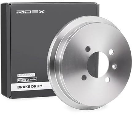 2x RIDEX Bremstrommel 123B0032 hinten für Lupo (6X1, 6E1)