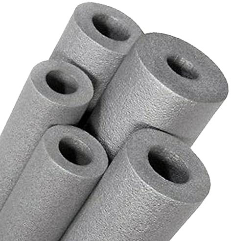 Grey Foam Pipe Insulation / Tube Lagging Wrap Roll Copper Pipe Lag (42mm x 9mm, 1m)