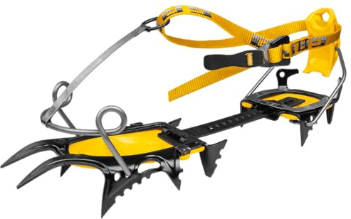 Grivel Air Tech 12-Point Mountaineering Crampons – Steel Ice & Mixed Terrain Crampon with Antibott, CE EN 893 Certified