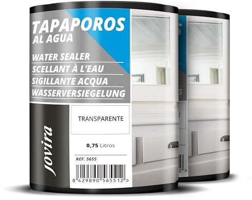 JOVIRA PINTURAS Tapaporos Madera al Agua (2x750 Mililitros) F-35-2