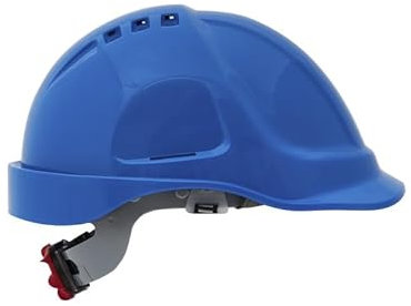 Casco Chantier – Casco da cantiere professionale – Casco da cantiere da uomo, versatile casco di sicurezza, taglia regolabile, ventilato casco da canto con sottogola accessori compatibili