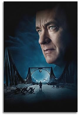 VZRSQZK Poster du film Bridge of Spies - Peinture décorative sur toile - Décoration moderne pour chambre à coucher - 50 x 75 cm