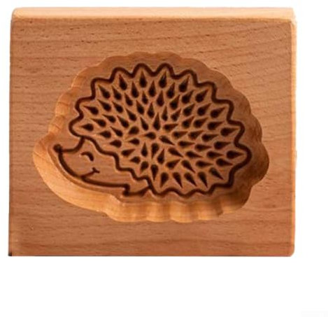 Wooden Cookie Presses Featuring Fun Animal Designs Enhance Your Baking Skills While Bonding with Kids (Embroidery)