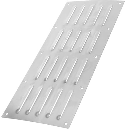 DIYEAH Panel de Ventilación Decorativo Inoxidable Rejilla de Extracción para Ventilación de Kang Calefactada Resistente al Desgaste Fácil Instalación para y Restaurantes
