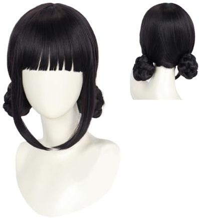 Hunter Costume Mira Zoe Wig, Anime Mira Zoey Cosplay Wig, Purple Red Black Long Braid Anime Cosplay Long Braids For Halloween Outfits, Fans Costume Braids - Zoe Black