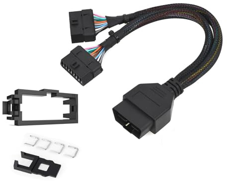 REARMASTER® Harness kit OBD Y Splitter Cable for MAN&DAF OBD2 Port,1 Male To 2 Female Extension for GPS Tracker and Automotive Diagnostic Devices