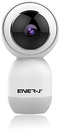 ENERJ Indoor Security Camera System Wireless with Motion Sensor, Night Vision, 360 Degree Pan Tilt Zoom, 720P 1 MP, Two Way Audio, Wifi Remote Home Baby Monitor Using App