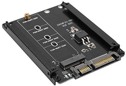 Wendry M.2 NGFF to SATA Adapter, M.2 NGFF to SATA Converter, 22pin, Plug and Play, High Performance, Supports WinXP/Vista/Win7/Win8 32/64-bit MAC/LINUX